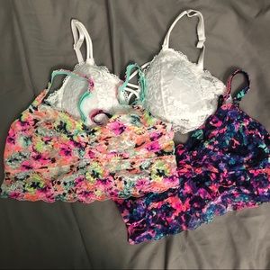 Lace bra tops